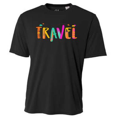 Travel Vacation Cute Gift Cooling Performance Crew T-Shirt