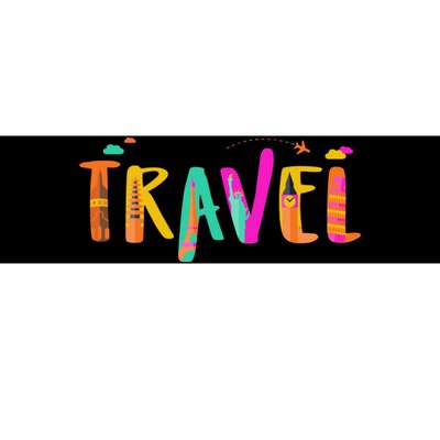 Travel Vacation Cute Gift Bumper Sticker