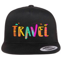 Travel Vacation Cute Gift Flatbill Hat