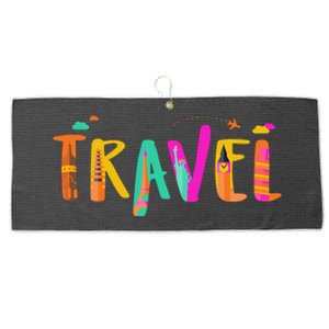 Travel Vacation Cute Gift Large Microfiber Waffle Golf Towel