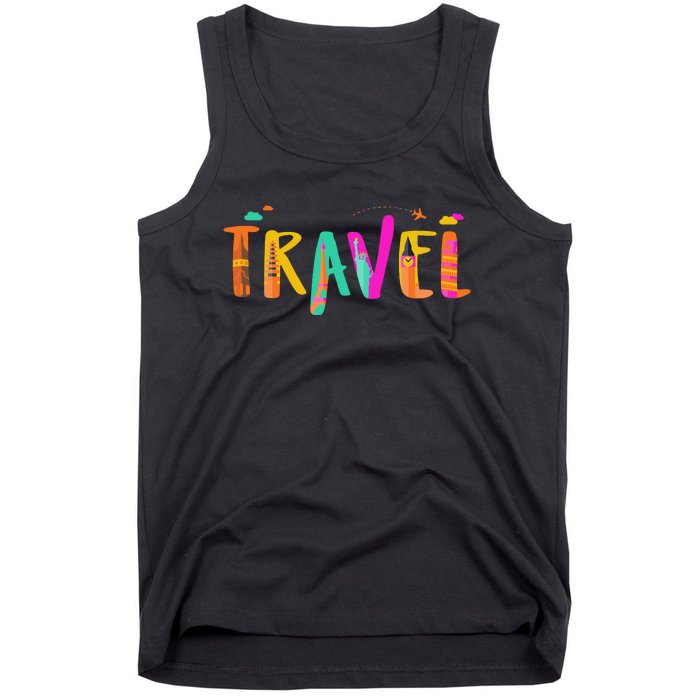 Travel Vacation Cute Gift Tank Top