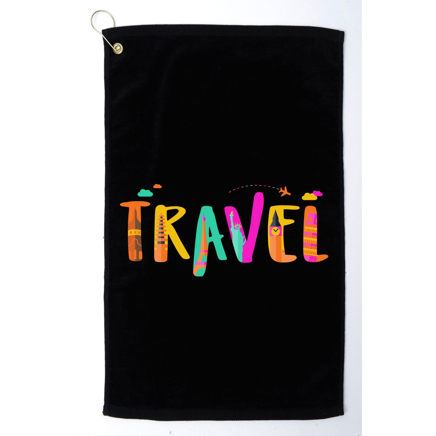 Travel Vacation Cute Gift Golf Towel
