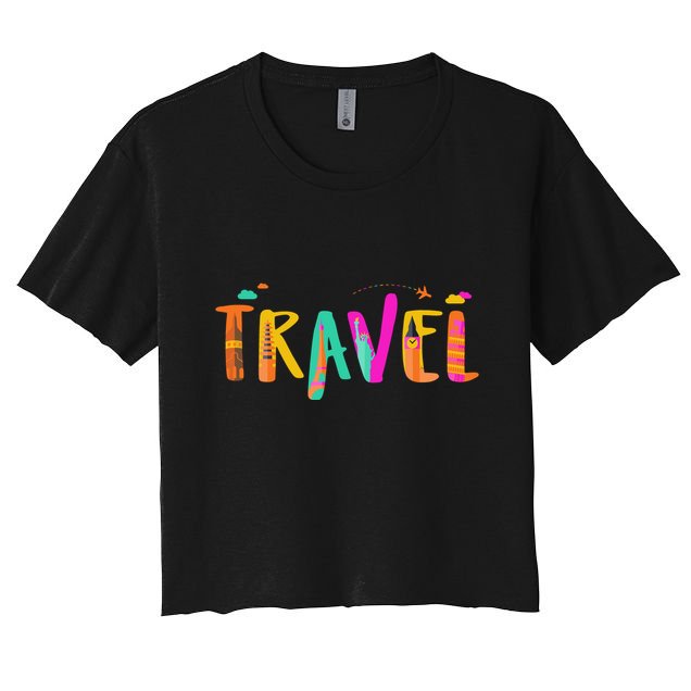 Travel Vacation Cute Gift Crop Top
