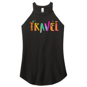 Travel Vacation Cute Gift Women's Perfect Tri Rocker Tank