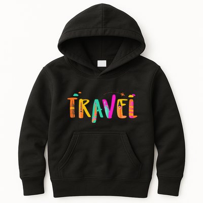Travel Vacation Cute Gift Kids Hoodie