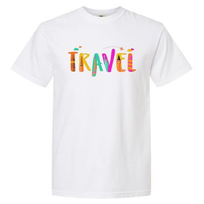 Travel Vacation Cute Gift Garment-Dyed Heavyweight T-Shirt