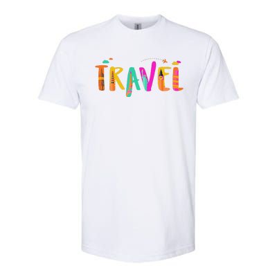 Travel Vacation Cute Gift Softstyle CVC T-Shirt