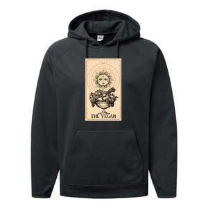 The Vegan Cute Tarot Card Performance Fleece Hoodie