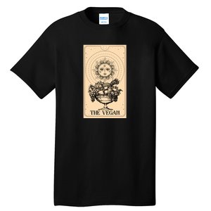 The Vegan Cute Tarot Card Tall T-Shirt