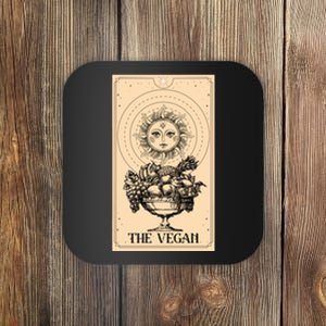 The Vegan Cute Tarot Card Coaster