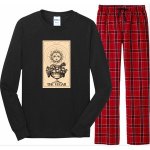 The Vegan Cute Tarot Card Long Sleeve Pajama Set