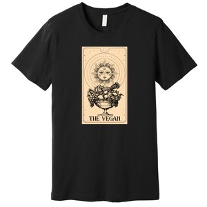 The Vegan Cute Tarot Card Premium T-Shirt