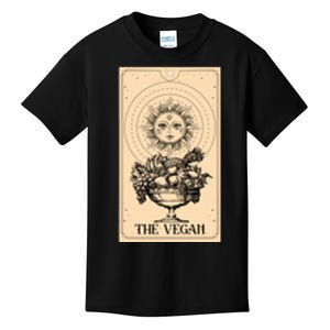 The Vegan Cute Tarot Card Kids T-Shirt