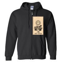 The Vegan Cute Tarot Card Full Zip Hoodie