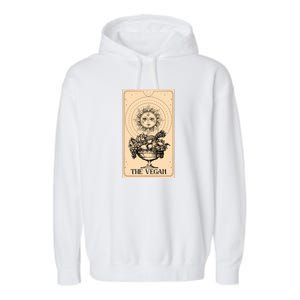 The Vegan Cute Tarot Card Garment-Dyed Fleece Hoodie