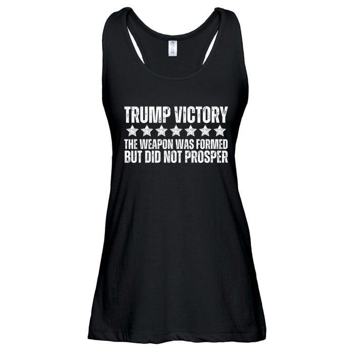 Trump Victory Christian Weapon Formed But Did Not Prosper Ladies Essential Flowy Tank