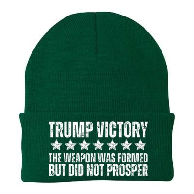 Trump Victory Christian Weapon Formed But Did Not Prosper Knit Cap Winter Beanie