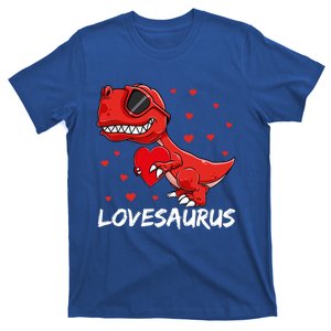 Tgiftrex Valentines Day Dinosaur Funny Gift T-Shirt