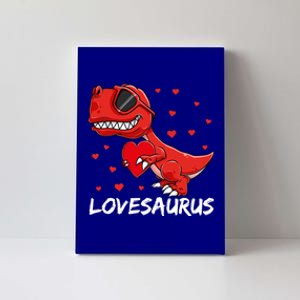 Tgiftrex Valentines Day Dinosaur Funny Gift Canvas