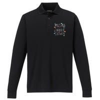 Teachers Valentines Day Shirts Class Full Of Sweethearts Performance Long Sleeve Polo