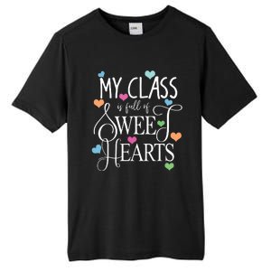 Teachers Valentines Day Shirts Class Full Of Sweethearts Tall Fusion ChromaSoft Performance T-Shirt