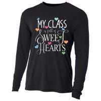 Teachers Valentines Day Shirts Class Full Of Sweethearts Cooling Performance Long Sleeve Crew