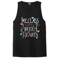 Teachers Valentines Day Shirts Class Full Of Sweethearts PosiCharge Competitor Tank