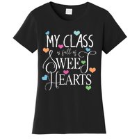 Teachers Valentines Day Shirts Class Full Of Sweethearts Women's T-Shirt