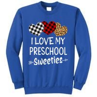 Teacher Valentines Day Gift I Love My Preschool Sweeties Cool Gift Sweatshirt