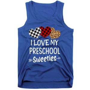 Teacher Valentines Day Gift I Love My Preschool Sweeties Cool Gift Tank Top