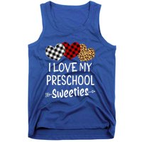 Teacher Valentines Day Gift I Love My Preschool Sweeties Cool Gift Tank Top