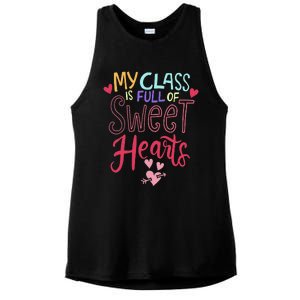 Teacher Valentines Day Gift Ladies PosiCharge Tri-Blend Wicking Tank