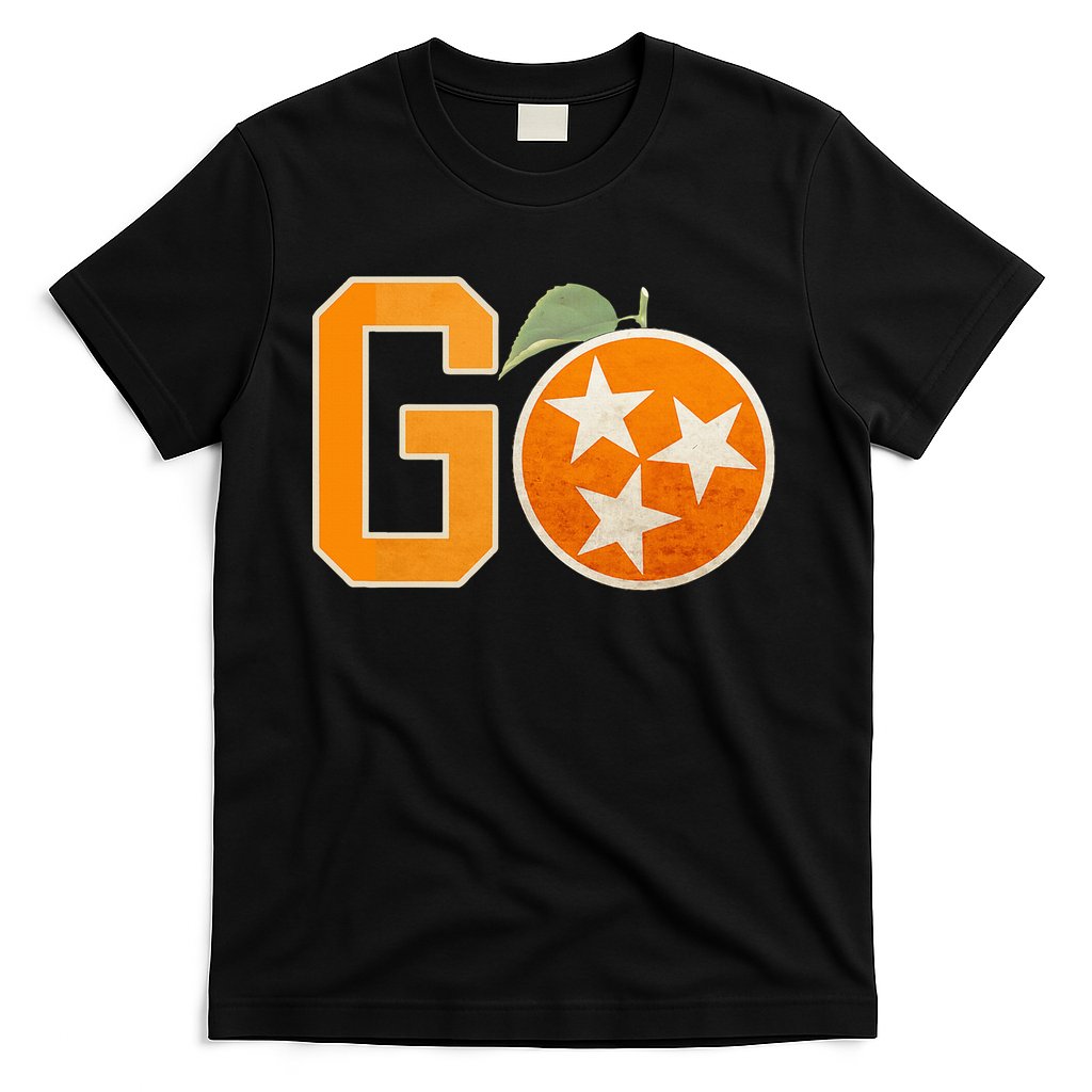 Tennessee Vintage Distressed Orange And White Flag T-Shirt