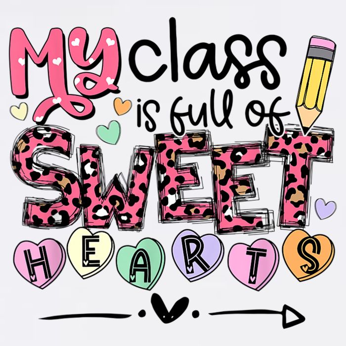 Teacher Valentine's Day My Class Is Full Of Sweet Hearts Cool Comfort Performance Bucket Hat