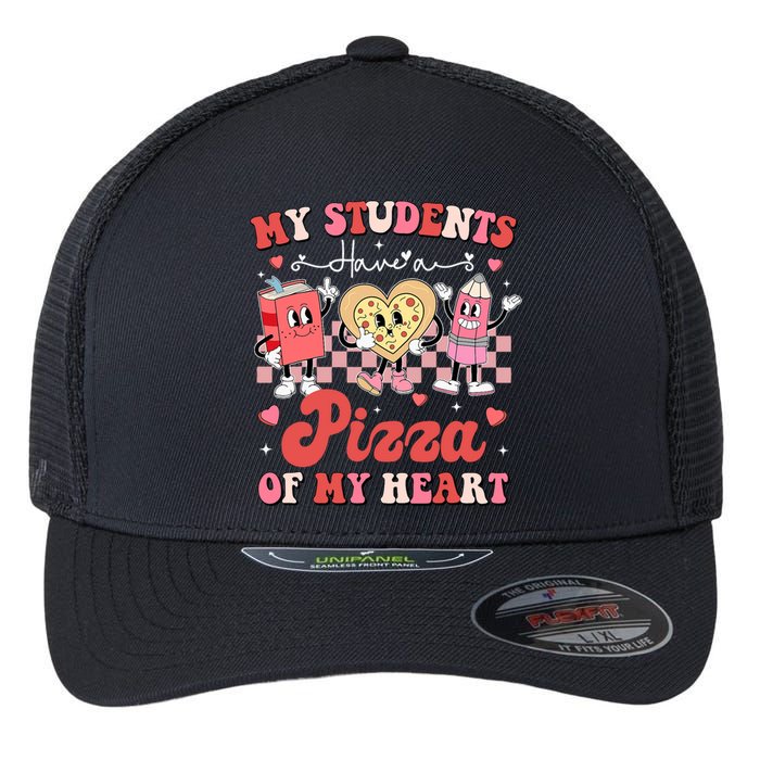 Teacher Valentines Day My Students Have A Pizza Of My Heart Flexfit Unipanel Trucker Cap