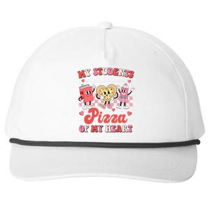 Teacher Valentines Day My Students Have A Pizza Of My Heart Snapback Five-Panel Rope Hat