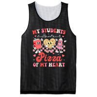 Teacher Valentines Day My Students Have A Pizza Of My Heart Mesh Reversible Basketball Jersey Tank