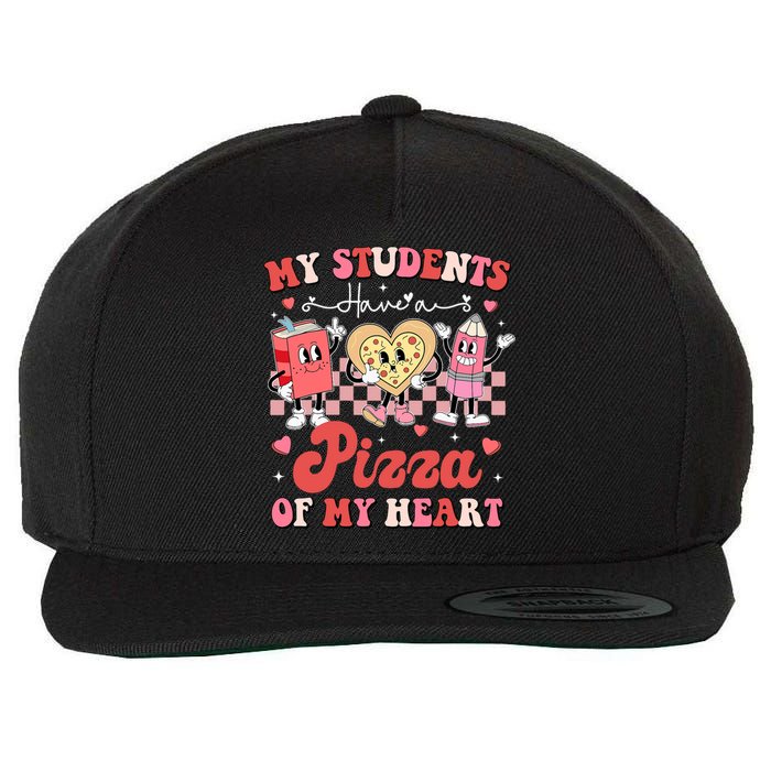 Teacher Valentines Day My Students Have A Pizza Of My Heart Wool Snapback Cap