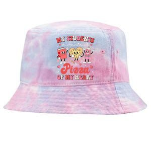 Teacher Valentines Day My Students Have A Pizza Of My Heart Tie-Dyed Bucket Hat