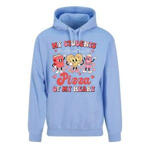 Teacher Valentines Day My Students Have A Pizza Of My Heart Unisex Surf Hoodie