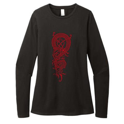 The Viking Dragon Fafnir Norse Mythology Dragon Womens CVC Long Sleeve Shirt