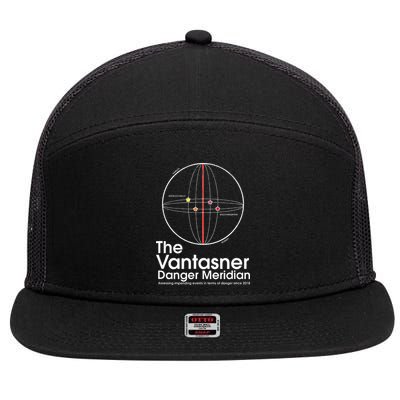 The Vantasner Danger Meridian For Conditions Grave 7 Panel Mesh Trucker Snapback Hat