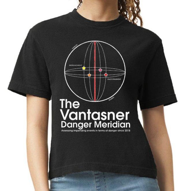 The Vantasner Danger Meridian For Conditions Grave Comfort Colors Boxy T-Shirt