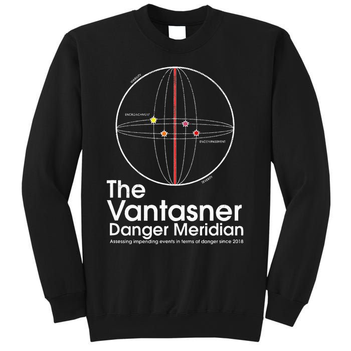 The Vantasner Danger Meridian For Conditions Grave Sweatshirt