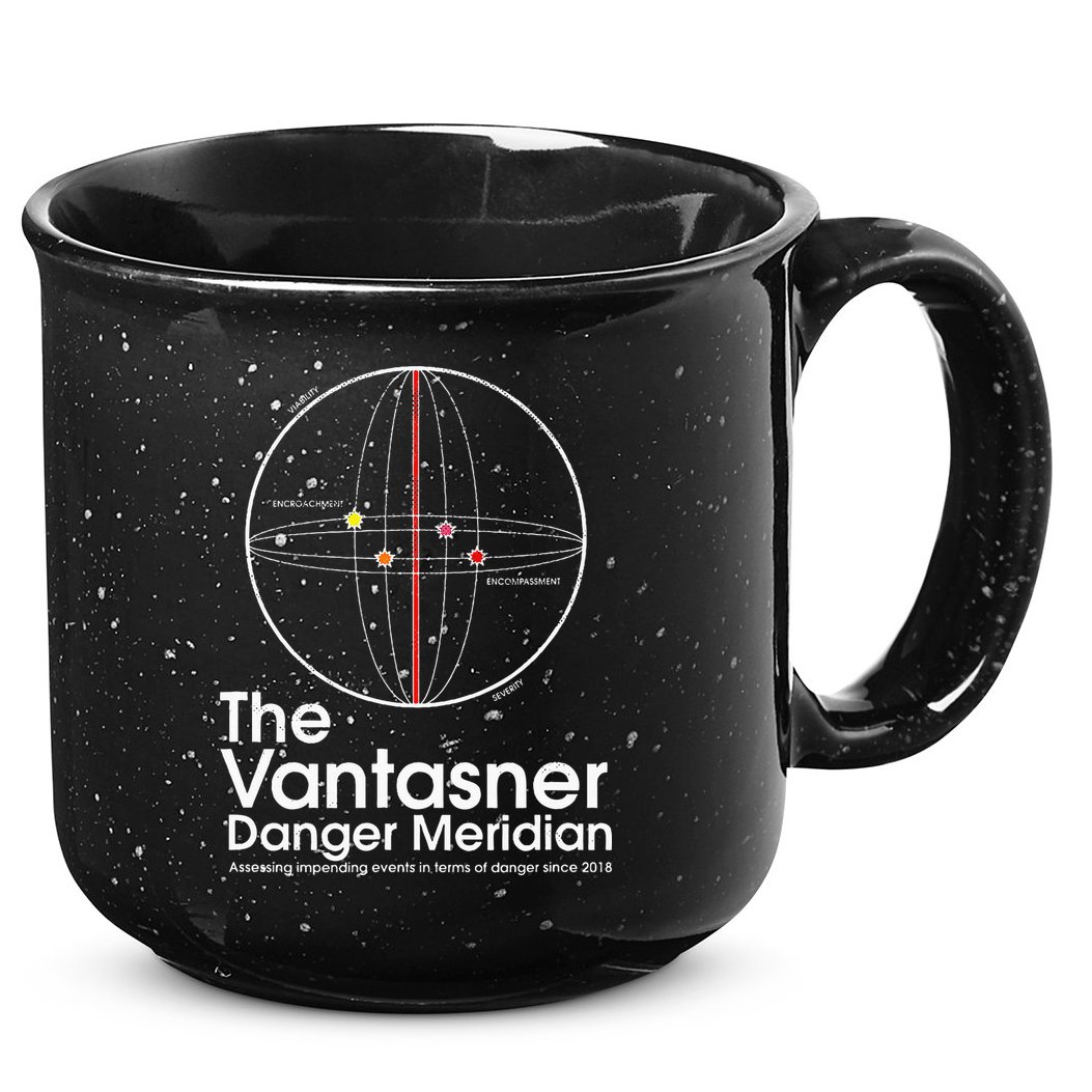 The Vantasner Danger Meridian For Conditions Grave 15oz Campfire Ceramic Mug