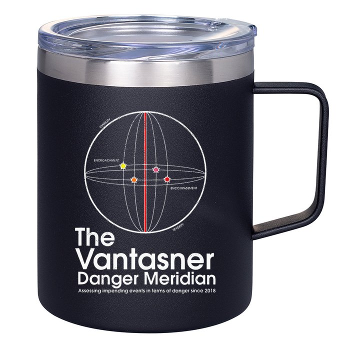 The Vantasner Danger Meridian For Conditions Grave 12oz Stainless Steel Coffee Mug