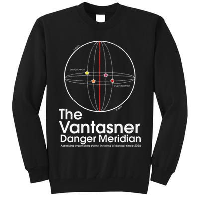 The Vantasner Danger Meridian For Conditions Grave Tall Sweatshirt