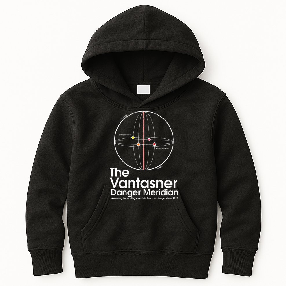The Vantasner Danger Meridian For Conditions Grave Kids Hoodie