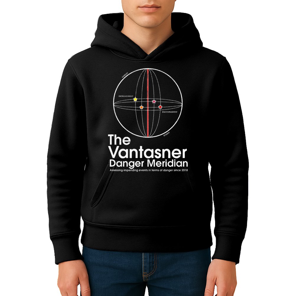 The Vantasner Danger Meridian For Conditions Grave Kids Hoodie