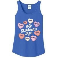 Teacher Valentines Day Positive Affirmations Candy Hearts Ladies Essential Tank